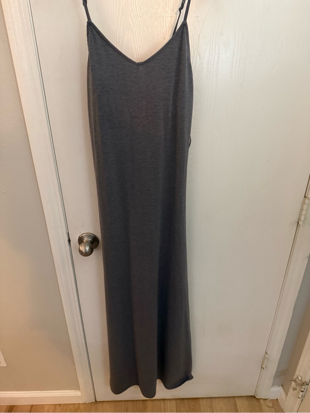 SO Charcoal Gray Slip Maxi Dress